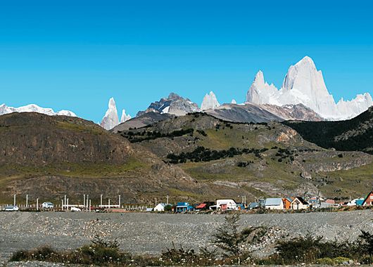 El Chaltén. Una vista privilegiada en la provincia de Santa Cruz.