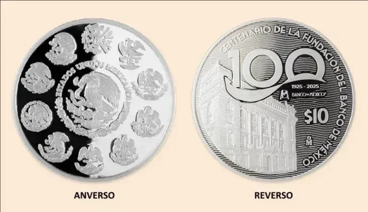 Así se ven tradicionalmente las monedas de plata, las más buscadas por los coleccionistas.