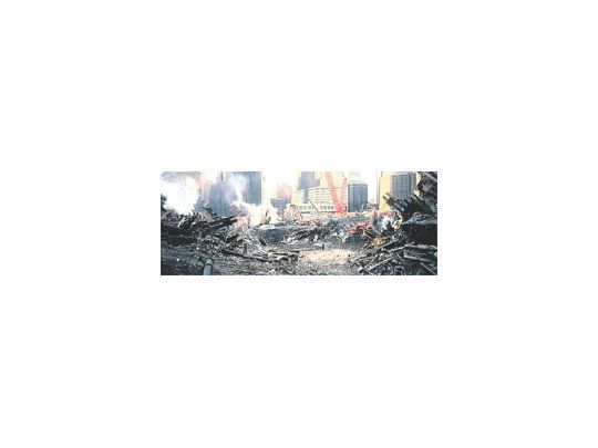 Una foto de la Zona Cero neoyorquina que integra “Wim Wenders Photographs”, muestra que también incluye las que el cineasta tomó tras la tragedia de Fukushima.