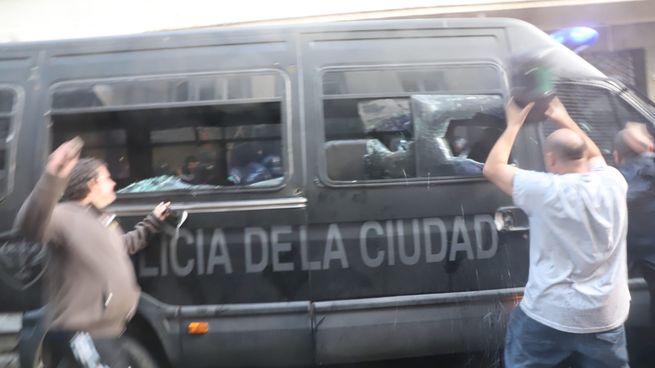 La Policía de la Ciudad reprimió a los manifestantes&nbsp;