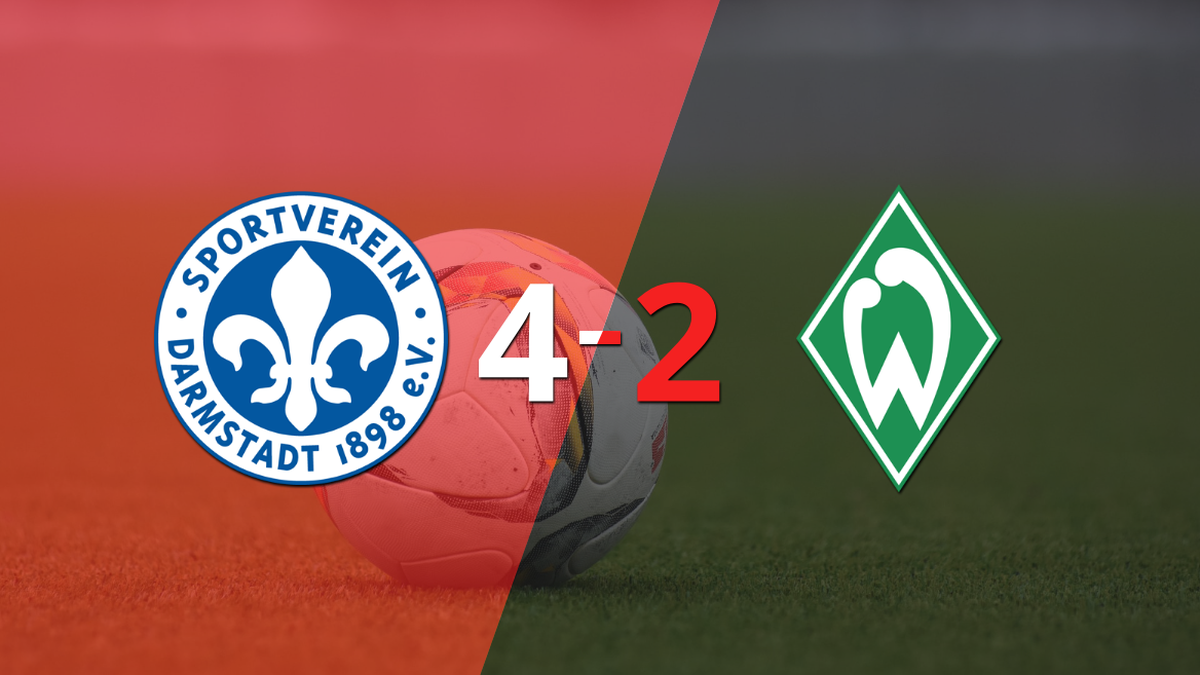 Gran Triunfo De Darmstadt 98 Por 4 A 2 Frente A Werder Bremen