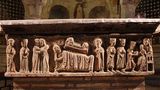 Sepulcro de San Ramón de Barbastro en Roda. Sepulcro de San Ramón de Barbastro en Roda.