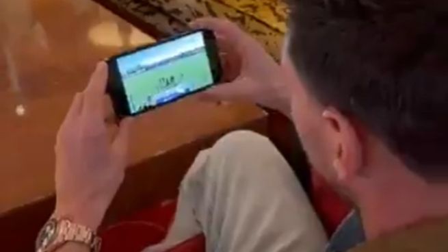 Lionel Messi y el apoyo al club presidido por su hermano Matías.