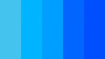 Tonalidades del azul.&nbsp;