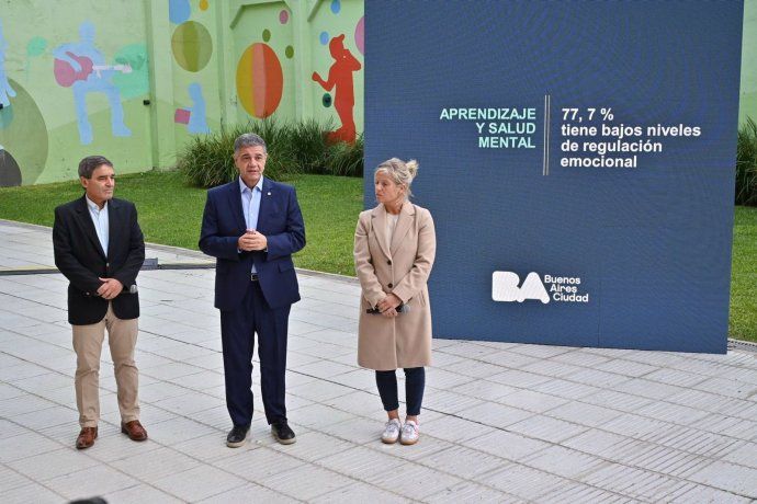 Jorge Macri anunci&oacute; nuevas medidas para la salud mental y emocional de los j&oacute;venes.&nbsp;