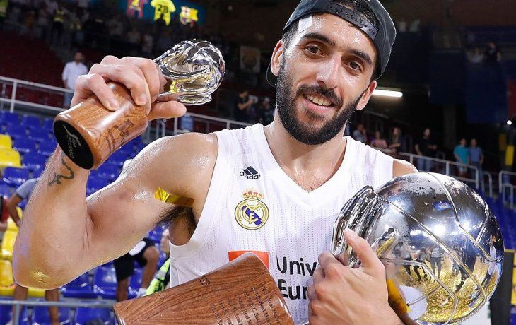 Campazzo, campeón de la Liga de España con Real Madrid y el jugador más valioso de las finales