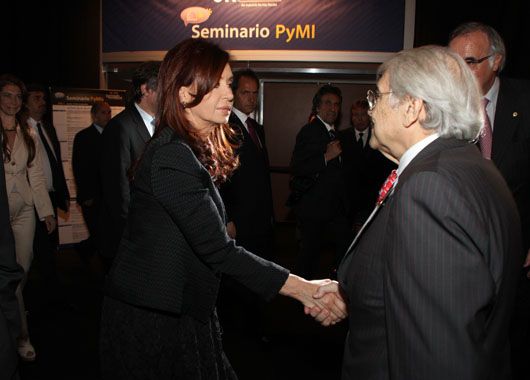 Cristina sedujo a los industriales (foto 1)