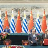Uruguay y China se comprometieron a profundizar la Asociación Estratégica Integral firmada en 2023. Uruguay y China se comprometieron a profundizar la Asociación Estratégica Integral firmada en 2023.