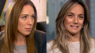 Duro cruce entre Vidal y Malena Galmarini.