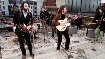 El &uacute;ltimo concierto de The Bleatles en la terraza, previo al lanzamiento de Let It Be