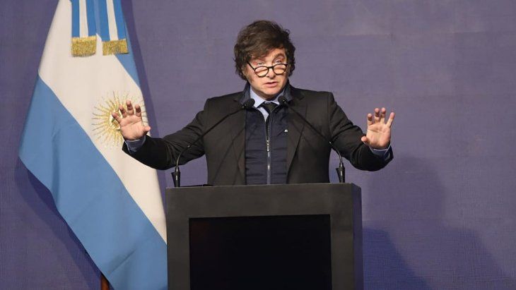 Javier Milei highlighted the work carried out by Ministers Caputo and Sturzenegger.
