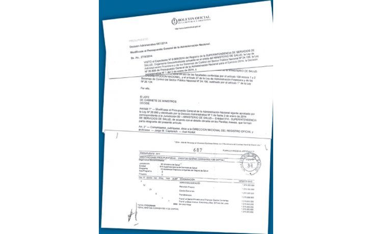 ámbito.com | La decisión administrativa, celebrada por sindicalistas, fue publicada ayer. Extrañó que no firmara el ministro de Salud, Juan Manzur.