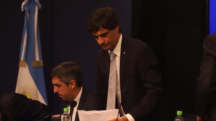 Lacunza debutó como ministro de Hacienda.