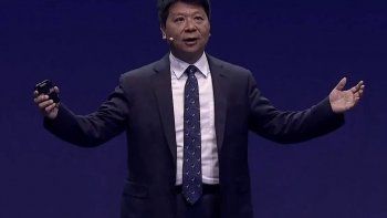El presidente rotativo de Huawei, Guo Ping.