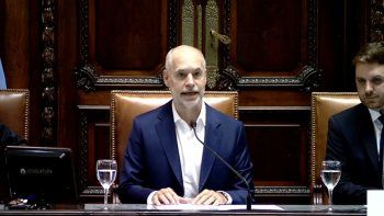 larreta pidio por las taser, critico la grieta y lanzo mensaje en tono electoral