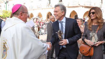 Mauricio Macri participó de la misa de celebración del Señor y la Virgen del Milagro, en Salta.