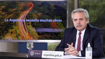 alberto anuncio plan de obras para cinco provincias por mas de $22.000 millones