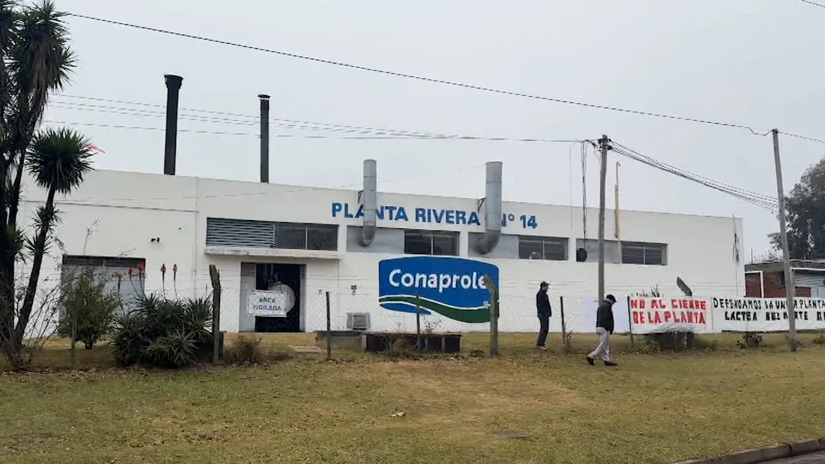La planta de Conaprole en Rivera no procesará más leche, pero se