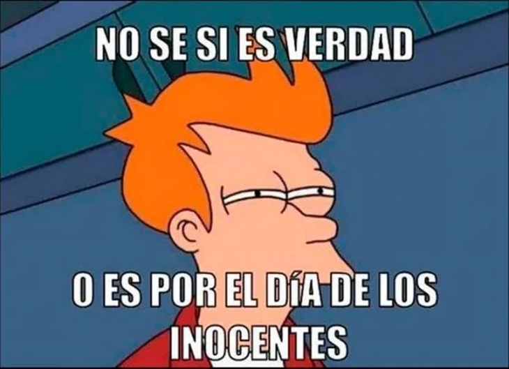 Una costumbre extendida en los últimos años es la publicación de fake news durante el 28 de diciembre.