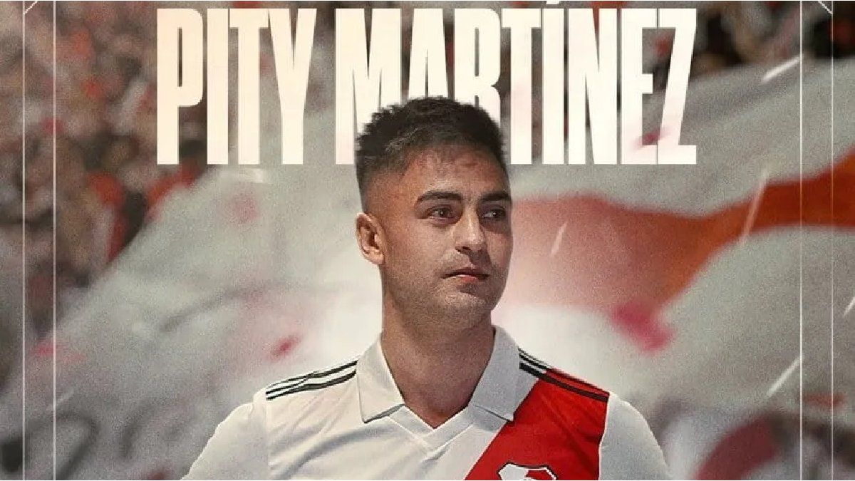 River introduced “Pity” Martínez on social networks, with a Chicana to Boca?