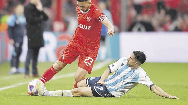 dientes apretados. Hauche barre abajo para marcar a Marcone. El clásico de Avellaneda comenzó con alta intensidad de juego y algunas llegadas, pero terminó siendo muy parejo y friccionado. Una justa igualdad.