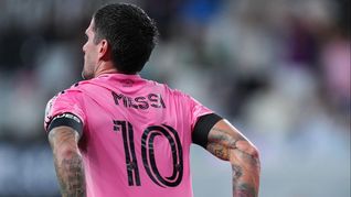 Rodrigo De Paul homenajeó a Lionel Messi durante el partido entre Inter Miami y Monterrey por la Leagues Cup. Rodrigo De Paul homenajeó a Lionel Messi durante el partido entre Inter Miami y Monterrey por la Leagues Cup.