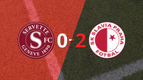 slavia praga le gano como visitante a servette por 2 a 0