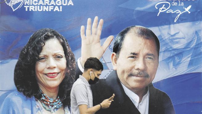 VOTO CANTADO. Dada la virtual proscripción de la oposición política, la reelección de Daniel Ortega surge como inevitable en los comicios nicaragüenses del domingo.