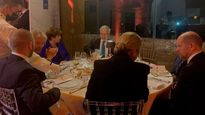 roma: martin guzman en una cena de gala con kristalina georgieva y maxima de holanda