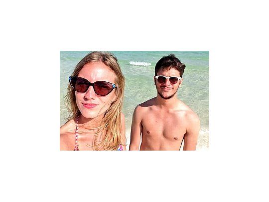 Pedro Robledo y Valentina Aragona. (Foto: Twitter)