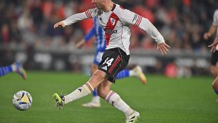 Giuliano Galoppo anotó por duplicado en la victoria de River ante Godoy Cruz.