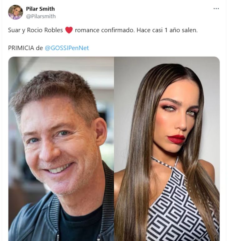 Anuncio de Pilar Smith en X. 