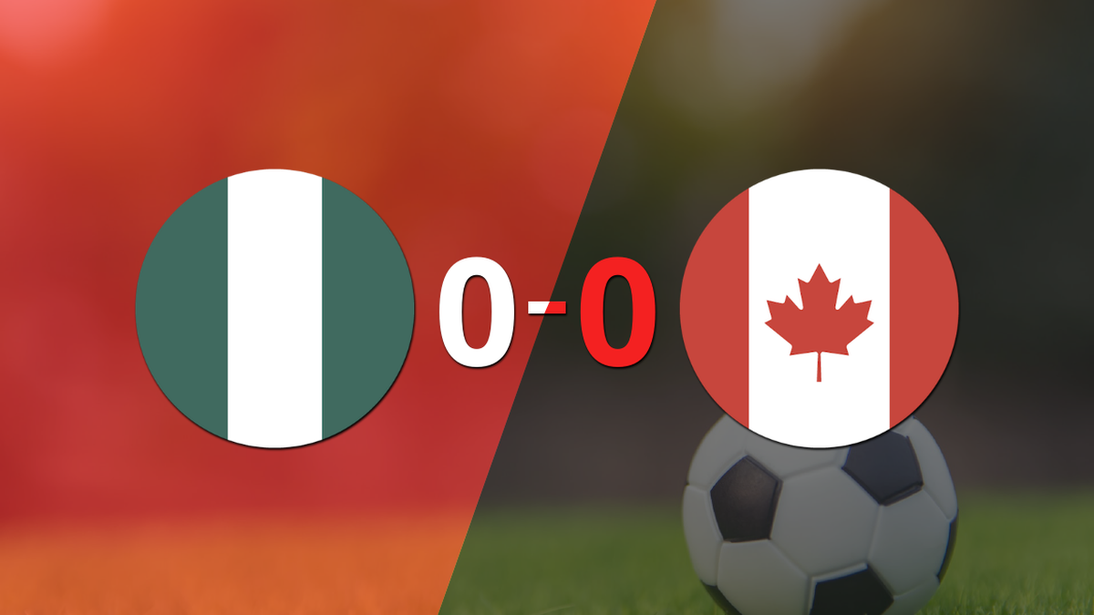 Nigeria and Canada tied 0-0.