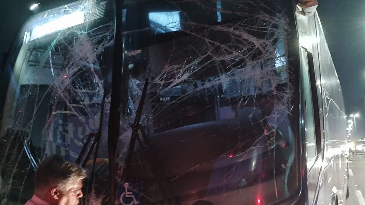 Scare for Racing: the bus that was taking them to the Maracana collided
