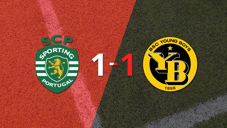A pesar de empatar ante Young Boys, Sporting Lisboa pasa a Octavos de final