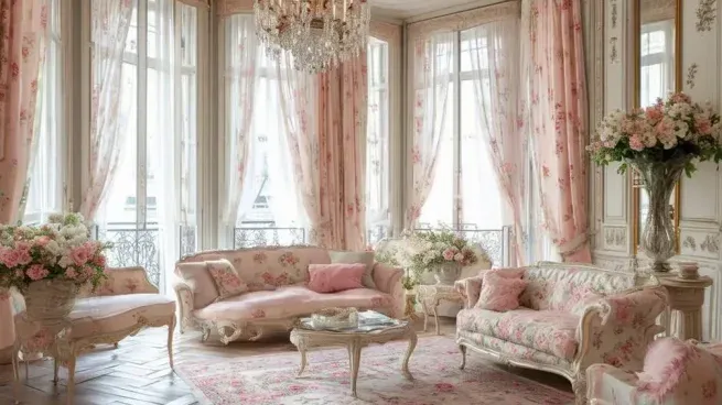 La moda chic vuelve a instalarse y el color conocido cómo rosa viejo predomina en la decoración de interiores. 
