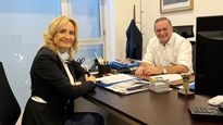 Laura Raffo y Álvaro Delgado concretaron una esperada reunión tras las internas.
