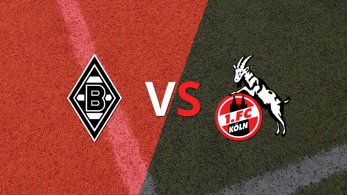 B. Mönchengladbach receives a goal from Cologne and the game is tied at 3-3