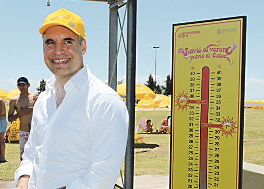 Horacio Rodríguez Larreta tortura a los porteños recordándoles que hace calor.