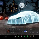 Tesla sumó una experiencia especial para Halloween en algunos de sus vehículos. Tesla sumó una experiencia especial para Halloween en algunos de sus vehículos.