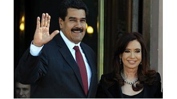 ámbito.com | El mandatario venezolano, al arribar a Casa de Gobierno.