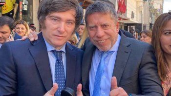 Ricardo Bussi y Javier Milei&nbsp;