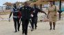 Lifeguards remove the body of the woman attacked by a shark in the Bahamas Lifeguards remove the body of the woman attacked by a shark in the Bahamas