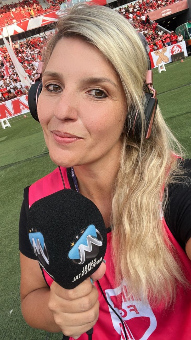 The Brazilian journalist sexually harassed by the Inter mascot The Brazilian journalist sexually harassed by the Inter mascot
