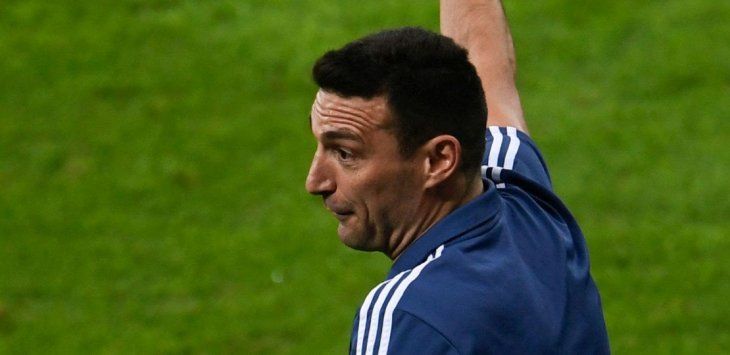 Lionel Scaloni se mostró optimista por el juego de la selección argentina.