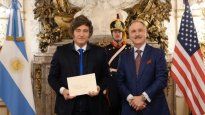 Javier Milei recibió a Peter Lamelas en la quinta de Olivos.&nbsp;