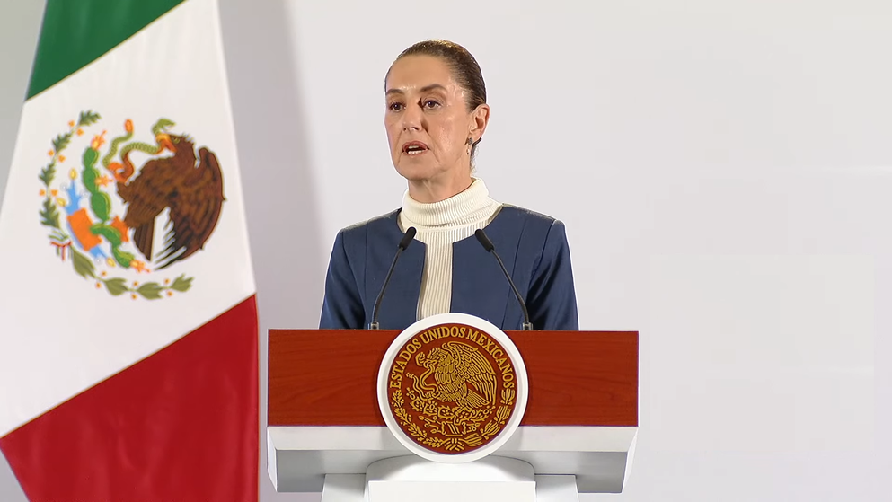 Claudia Sheinbaum habla en la Mañanera del Purblo tras el G20.