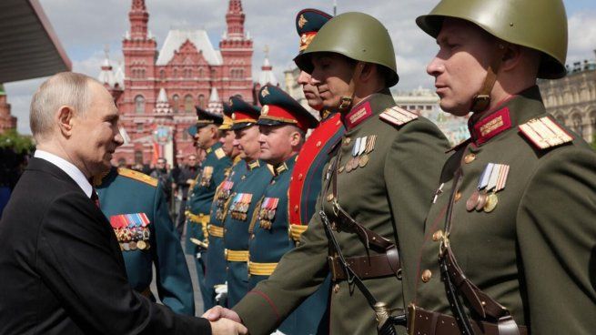 Putín encabezó las ceremonias por el Día de la Victoria en Moscú.
