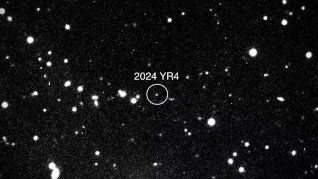 El asteroide 2024 YR4, en una imagen del 27 de enero.
