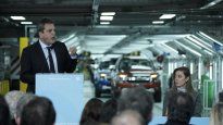 Sergio Massa&nbsp; en la planta de General Pacheco, donde producirá el nuevo modelo de la camioneta Ford Ranger.